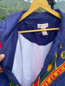 80s laura tyler Colorblock Track Jacket
