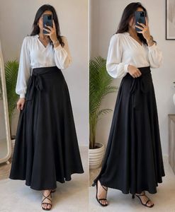 Savana[All new] Black Bow A line Skirt