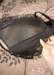 Elegant Black Lace Bra