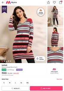 Striped Warm Kurti