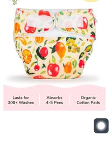 Newborn Fruit Burst Cloth Diaper