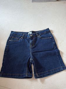 Dark Wash Denim Shorts