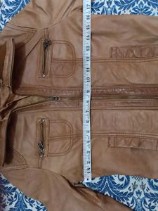 Brown Faux Leather Jacket