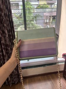 Chic Olive Green Handbag