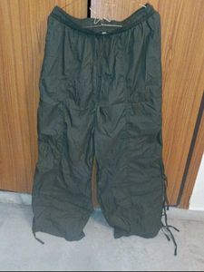 Stylish Olive Green Wide Leg Pants