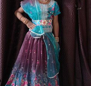 Beautiful Floral Lehenga Choli Set