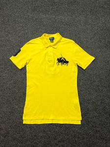 Yellow Polo T-Shirt with Logo