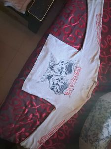crop waffle tshirt
