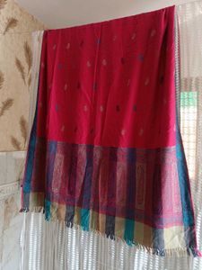 Red Wool Shawl