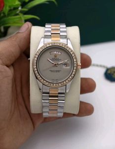 Rolex Watch - Black Diamond Bezel