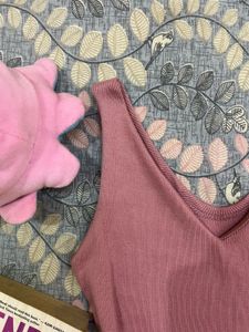 Dusty Rose V-Neck Tank Top