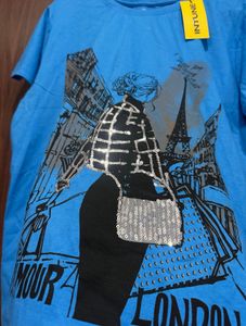 Blue London Graphic Tee