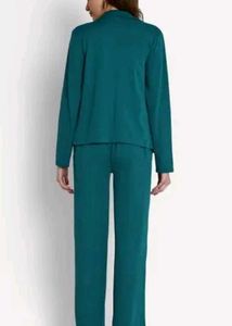 Chic Teal Pant Suit Set
