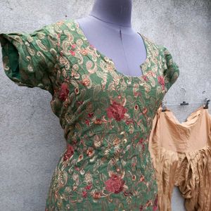 Embroidered Kurta and Salwar Set