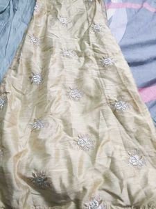 Elegant Embroidered Gown with Jacket