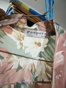 Vintage Floral Button-Up Blouse