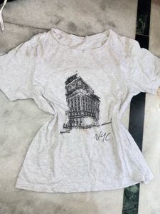 grey tshirt girl women gym sports