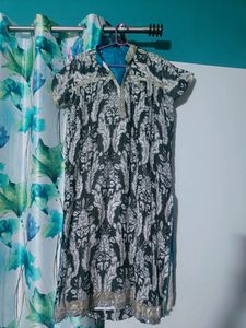 Party Wear Georgette Kurta With Sequin Work