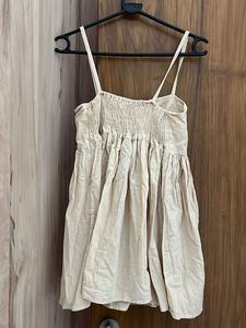 Cream top with Straps