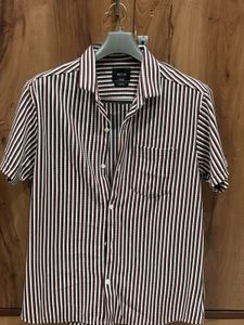 Men's Striped Short Sleeve Shirt
