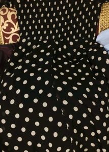 Chic Polka Dot Black Dress