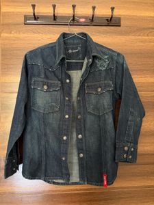 Boys Denim Western Shirt