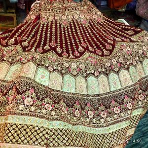 Exquisite Embroidered Lehenga