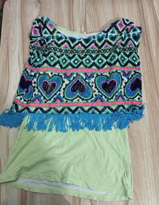beautiful crochet top with in built inner