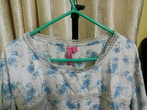 Blue Floral top