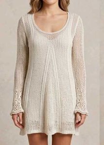 🌾 Boho Chic Crochet Dress ✨