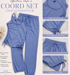 Comfortable Blue Coord Set