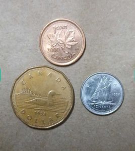 Canadian coins