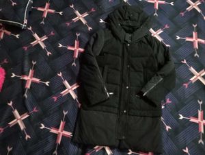Stylish Black Quilted Winter Jacket...