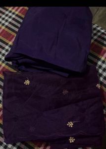 Embellished Purple Kurta