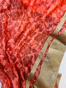 Elegant Floral Anarkali Dress