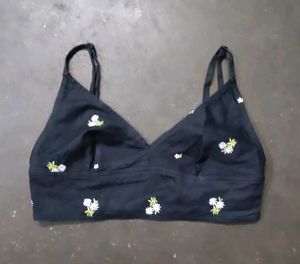 Embroidered Cami Bra Top