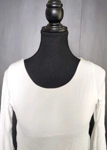 White Bell Sleeve Crop Top