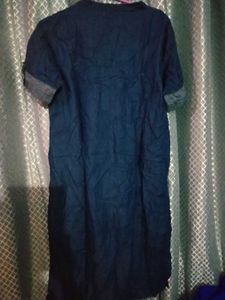 👗Denim Shirt Kurta👗