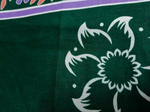Elegant Emerald Green Cotton Saree