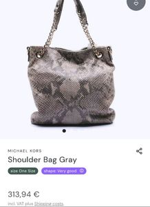 Michael Kors Python Embossed Leather Bag