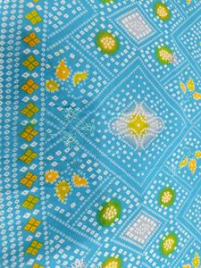 🇳🇿💫🎀Elegant Blue Bandhej Printed Saree