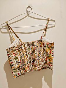 Printed Crop Top