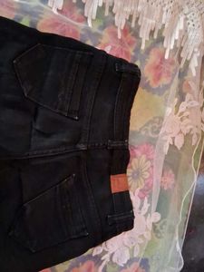 Distressed Black Jeans