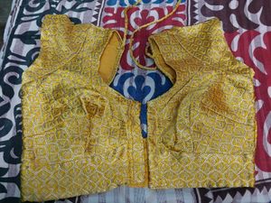 Elegant Yellow Embroidered Blouse