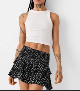 Bershka Ruffle Mini Skirt