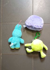 Combo Collection of Cute Plushie Keychains