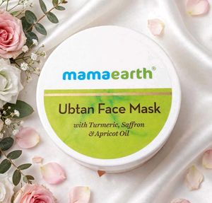 💜 Mamaearth Ubtan Face Mask - For Skin Brightenin