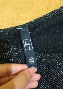Sparkly One-Shoulder Top