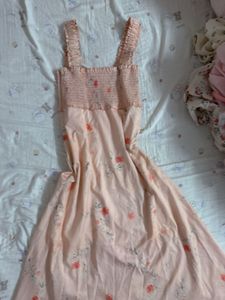 Cute Floral Smocked Dress