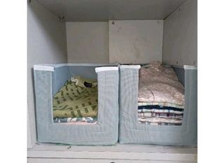 pack of 2 Fabric Storage Box Organizer